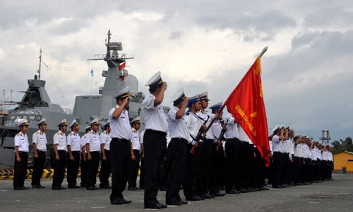 ベトナム人民海軍創設60周年記念の宣伝活動