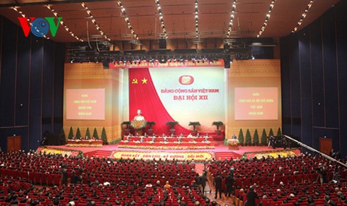 国際世論、第１２回ベトナム共産党大会を報道
