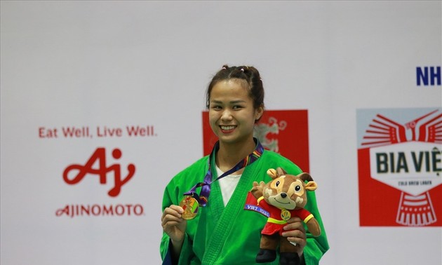 SEA Games 31でベトナム初の金メダルを獲得した女子選手のチャンさん