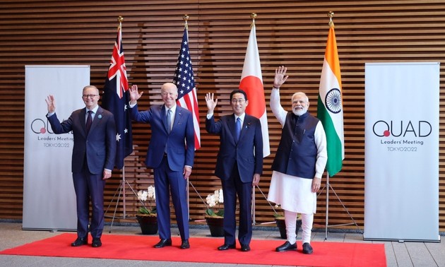 日米豪印クアッド外相会合「現状変更に反対」