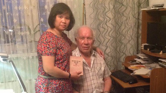Peluncuran buku “Ketika orang Vietnam  yang pertama masuk ke Istana Kremlyn” dalam bahasa Rusia. 