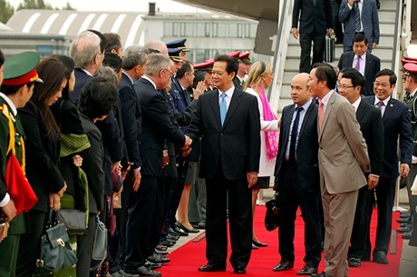 PM Vietnam, Nguyen Tan Dung  melakukan kunjungan resmi di Kerajaan Belgia.