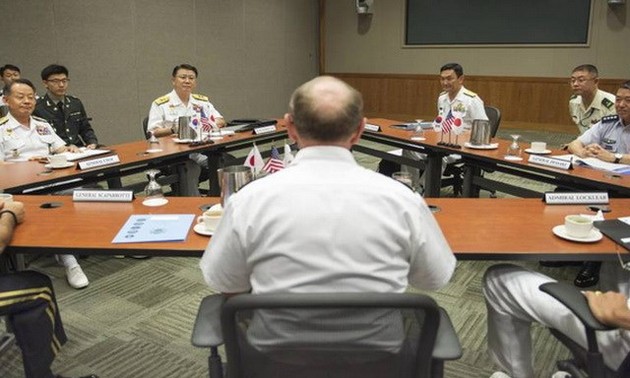 Republik Korea-Jepang-Amerika Serikat menetapkan saat mengadakan perundingan tentang kerjasama pertahan