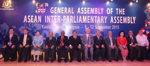 Pembukaan Majelis Umum  ke-36 Uni Parlemen ASEAN di Malaysia.