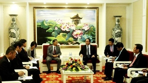 Menteri Keamanan Publik Vietnam, Tran Dai Quang menerima  Duta Besar Luar Biasa dan Berkuasa Penuh Jepang untuk Vietnam