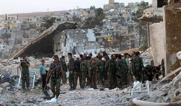 Tentara  Suriah merebut kembali kontrol terhadap satu kota besar