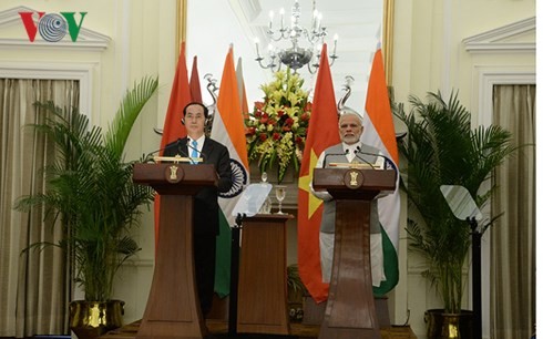 Vietnam dan India mendorong lebih lanjut lagi kerjasama di bidang-bidang 