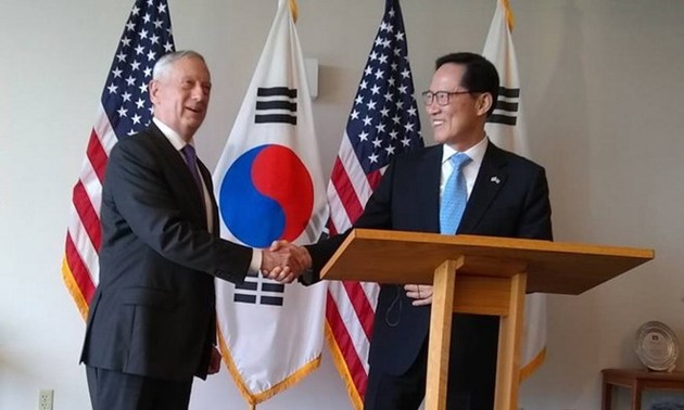 Para Menhan Republik Korea dan AS  berbahas tentang latihan perang gabungan