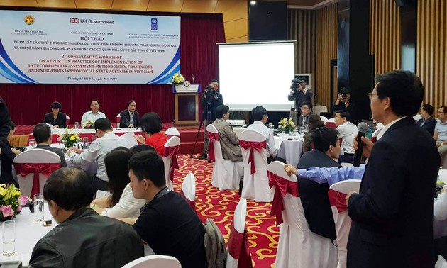 Menyelesaikan pekerjaan memberikan penilaian tentang pencegahan dan pemberantasan korupsi di Viet Nam