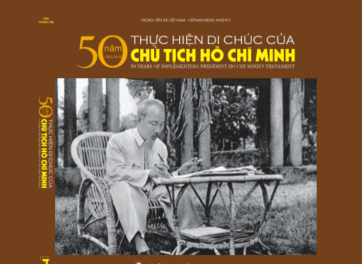 Meluncurkan buku  bergambar: “50 tahun melaksanakan Testamen Presiden Ho Chi Minh” (1969-2019)