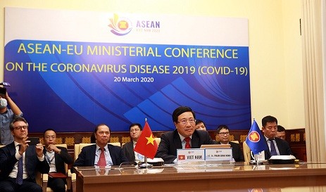 Negara-negara ASEAN dan Uni Eropa aktif memperhebat kerjasama yang erat dalam mencegah dan menanggulangi wabah Covid-19