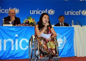 Nguyen Phuong Anh: outstanding child with disability