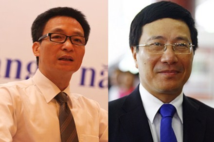 Vu Duc Dam, Pham Binh Minh nominated Deputy Prime Ministers