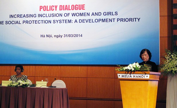 Social security, a key to success in women and girls empowerment 