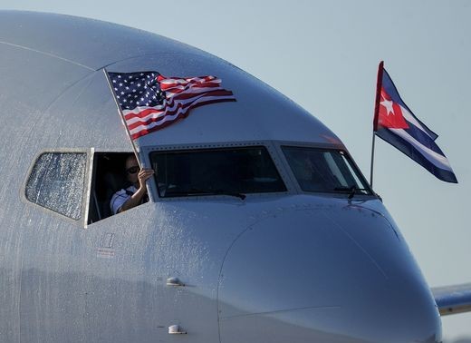 First US commercial flight lands in Cuba