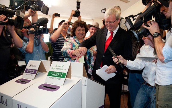 Australians begin voting for parliamentary elections