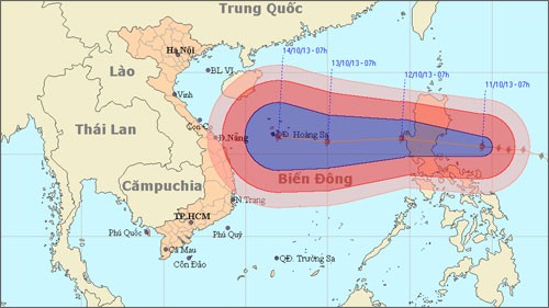 Prompt response to coming typhoon Nari