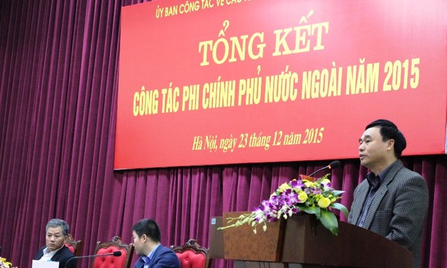 NGOs provide Vietnam with over 280 million USD in 2015