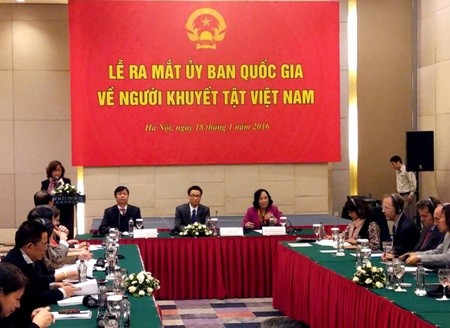 National committee for the disabled debuts in Hanoi