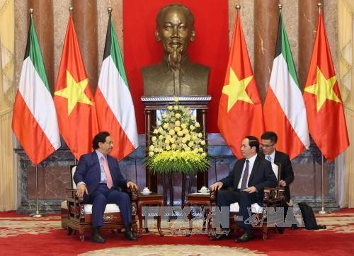 Vietnam welcomes Kuwait’s enterprises: President Tran Dai Quang