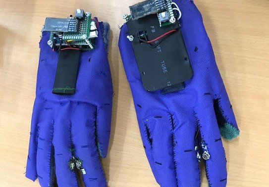  Talking gloves support communications for the deaf