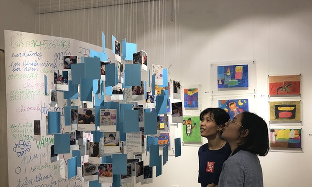 Art exhibition by young people with autism