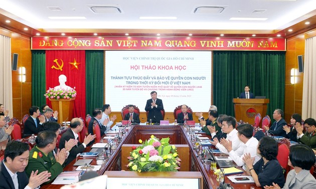Vietnam consistantly ensures, promotes human rights 