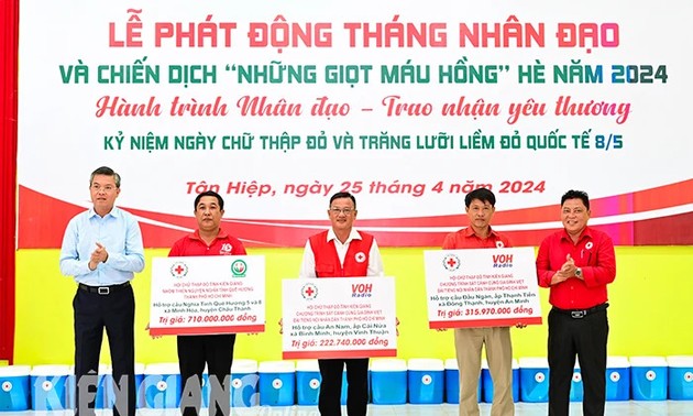 Kien Giang launches 2024 Humanitarian Month 2024 