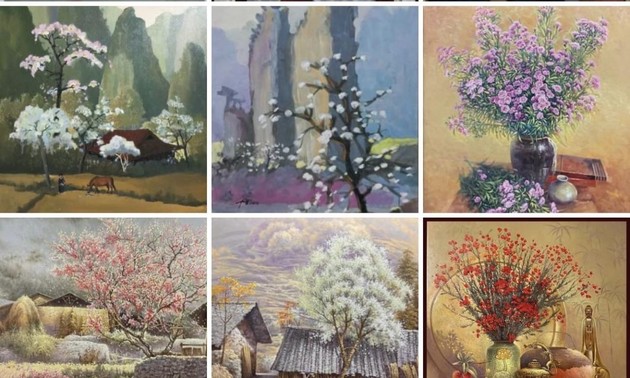 Online charity painting exhibition opens to help build houses for the poor in Quang Nam