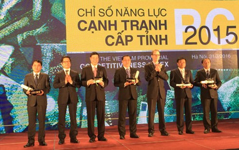 岘港市继续居2015年省级竞争力指数排行榜首位
