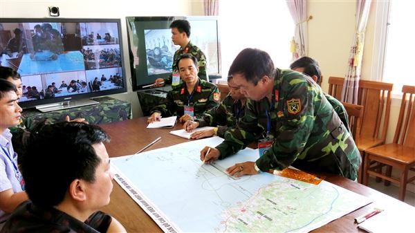 越南与美国和驻越国际组织举行应对灾害和人道救助图上演习