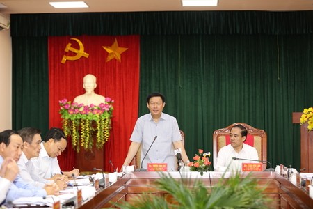 越南政府副总理王庭惠视察宣光省