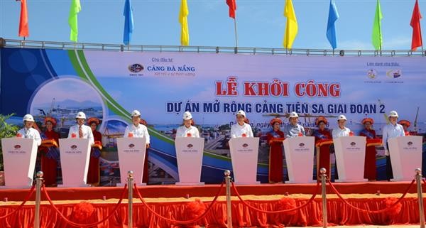 越南岘港市仙沙港扩建项目正式动工
