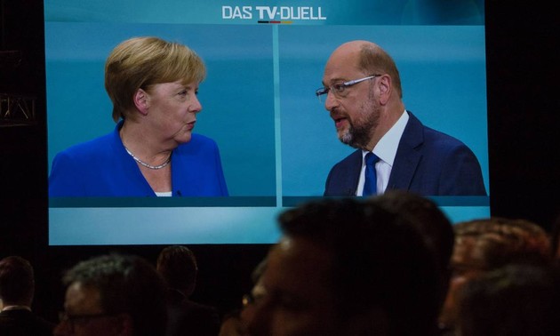 Elections en Allemagne: Angela Merkel donnée gagnante du débat face à Martin Schulz