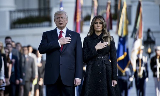Donald Trump participe à sa première cérémonie du 11 septembre