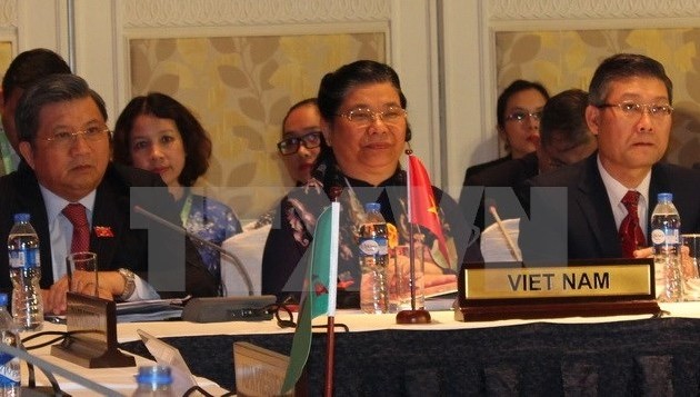 Tong Thi Phong en marge de l’Assemblée interparlementaire de l’ASEAN