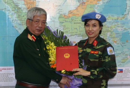 La 1ère femme soldat vietnamienne aux opérations de maintien de la paix de l’ONU