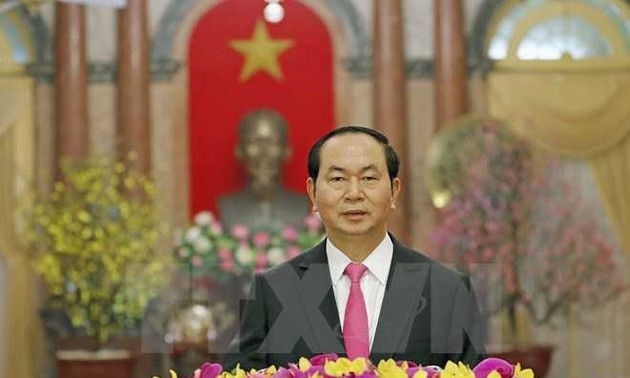 Voeux du président Tran Dai Quang