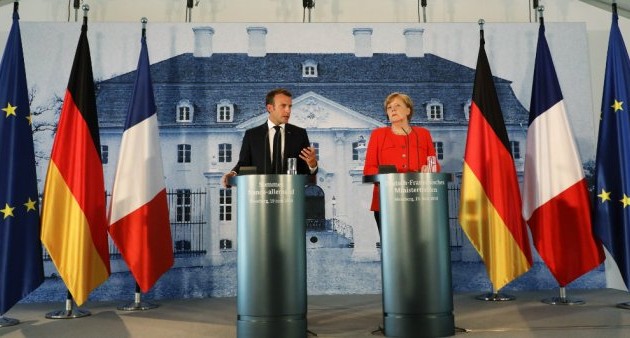 Zone euro et migrants: Macron et Merkel affichent leur unité