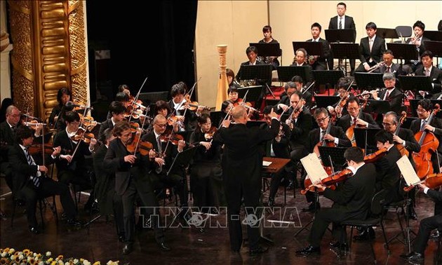Trân Dai Quang au concert en l’honneur des 45 ans des relations diplomatique Vietnam-Japon