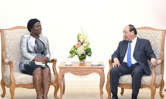 Le PM reçoit une vice-présidente de la Banque mondiale