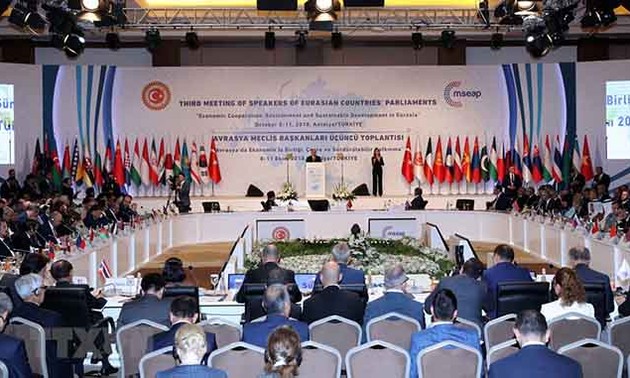 Ouverture de la 3e Conférence des présidents des parlements eurasiatiques