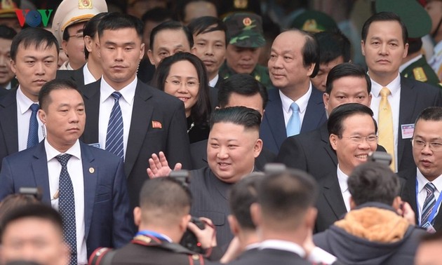 La presse internationale suit de près la visite du dirigeant nord-coréen au Vietnam