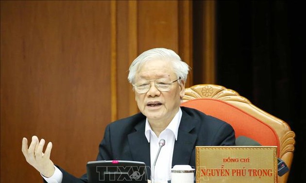 Nguyên Phu Trong préside la conférence nationale des cadres 