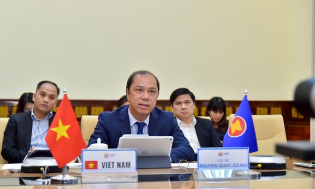 Visioconférence entre les diplomates de l’ASEAN 