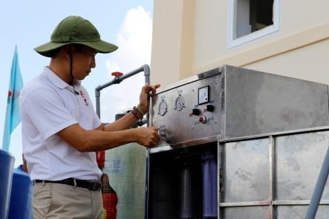 Trân Vu Thành et sa machine solaire à dessaler 