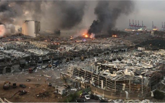 Double explosion à Beyrouth: une aide d’urgence internationale de 250 millions d’euros