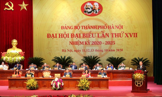 Ouverture du 17e congrès de l’organisation du Parti pour la ville de Hanoi