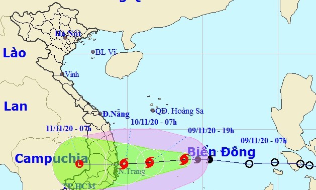 Le Vietnam se prépare à l’arrivée du typhon Etau
