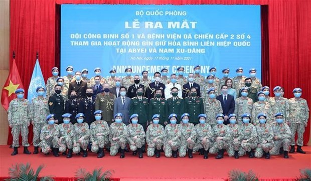 Le Vietnam lance sa première équipe du génie pour le maintien de la paix
